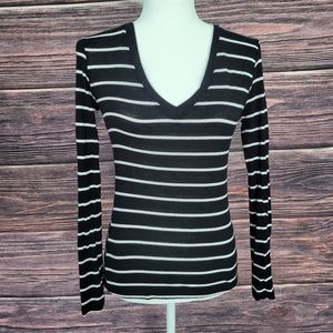 Black & White Long Sleeve Tee